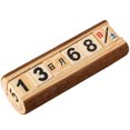 thumbnail image 1 of Coofit Wood Calendar Creative Natural Decorative Perpetual Calendar Desktop Calendar, 1 of 10