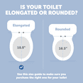 thumbnail image 3 of Quick Flip Elongated Toilet Seat with Built-In Potty & Splash Guard for Toddler Training, Slow Close - Jool Baby, 3 of 9