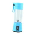 thumbnail image 3 of GUOOL Portable Blender Personal Fruit Mixer Juicer for Outdoors Travel Home Blue, 3 of 9