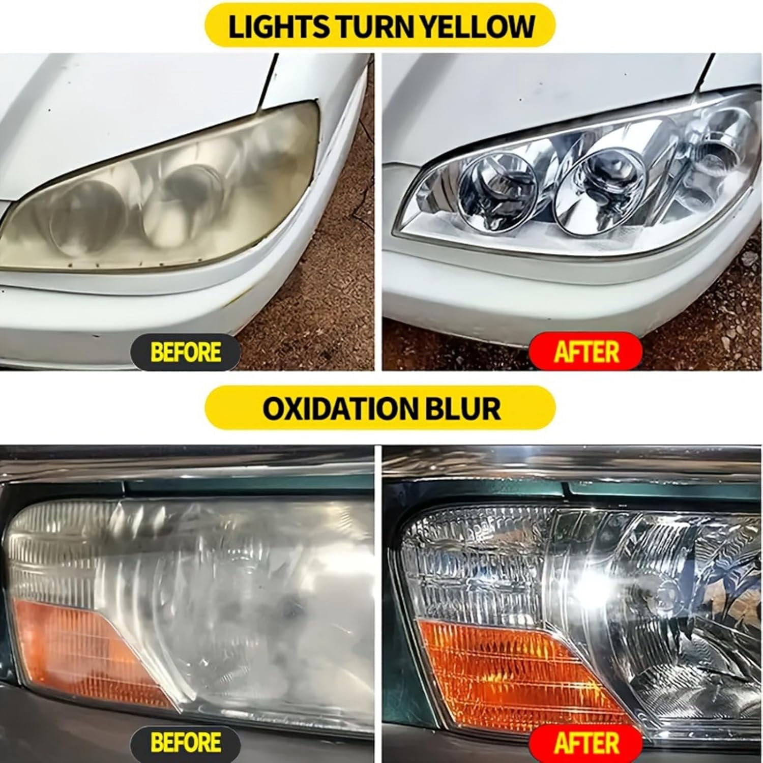 BeamRevive Car Lamp Recover Emulsion , BeamRevive Elimination of Oxidation Polishing & Apply, Beam Revive Turn Cloudy Headlights Into Crystal Clear Vision