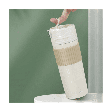 

480Ml Thermal Coffee Cup Smart Temperature Display Stainless Steel Mug Insulated Bottle Home Office Drinkware White