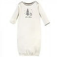 thumbnail image 4 of Touched by Nature Baby Organic Cotton Long-Sleeve Gowns 3pk, Winter Woodland, Preemie, 4 of 4