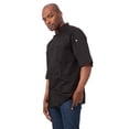 thumbnail image 1 of Chef Works Mens Montreal Cool Vent Chef Coat Black Small, 1 of 5