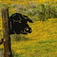 thumbnail image 4 of Peeping Pig Metal Art Farm Garden Decor Garden Fence Decoration Outdoor Decoration for Farmhouse,Yard,Lawn, 4 of 5