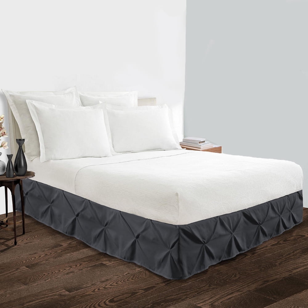 BedDecor Pinch Pleated Skirt 24 Inches 