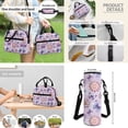 thumbnail image 5 of Jeiento Butterfly Backpack for School Girls 3rd/4th/5th Grade Kids Boys Bookbag with Lunch Box and Pencil Case Water Bottle Holder Hydrangea Elementary School Bags Middle Preschool Back Packs Purple, 5 of 7