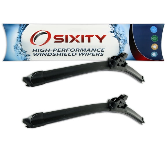 Sixity Auto XTS Frameless Front Windshield Wiper Blades compatible with Mercury Sable