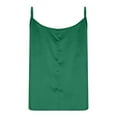 thumbnail image 5 of hotojiny Women's Silk Satin Tank Tops Loose Scoop Neck Spaghetti Strap Sleeveless Camisole Summer Basic Blouse Camis, 5 of 7