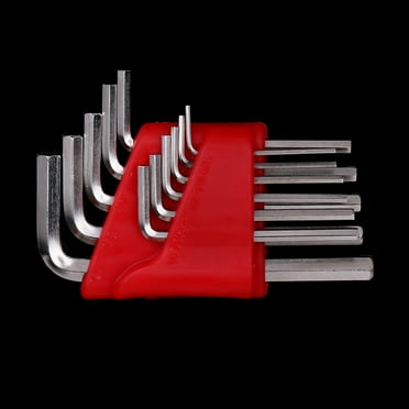 Apooke 11 Pcs Hex for Key Set Metric Allen for Key Set 1.5 - 6mm Metric and Allen Wrench Set for Basic Homes Repair and Gener