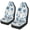 Blue Peony Floral Pattern, variant on POLERO Tropical Floral Print Car Seat Cover for Auto, Interior Decor Car Seat Covers Front Seats Only Waterproof Polyester Car Seat Covers Set