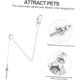 thumbnail image 3 of Hanging Feeder Chicken Treat Toy Squirrel Feeder Chicken Fruit Holder Bird Feeder Bird Vegetables Barbecue Skewer Bird Treat Holder Chicken Vegetable, 3 of 5