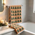 thumbnail image 5 of 2Pcs Christmas Tree Hand Towels,Soft Absorbent Holiday Decorative Towels,Seasonal Xmas Towels For Bathroom Kitchen Home Decoration Gift.Brown, 5 of 6