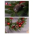 thumbnail image 4 of Esaierr Christmas Wreaths Decorations Christmas Wreaths Decor Red Berry for Front Door Indoor Outdoor Farmhouse Wall Holiday Decor Christmas Wreath Door Ornaments, 4 of 9