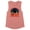 Desert Pink, variant on Happy People Play Pickleball Women's Muscle Tank Large White