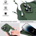 thumbnail image 3 of compatible iPhone 14 Pro Max Microfiber Liquid Silicone Shockproof Phone Case Cheap and fine, 3 of 5