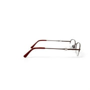 Visage Womens E211 Oval Prescription Eyeglasses with Case, Brown