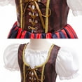 thumbnail image 4 of Girls Pirate Costume with Scarf Halloween Buccaneer Princess Outfit Set, Size 5-6, 4 of 7