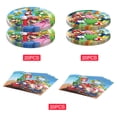 thumbnail image 2 of 60 PCS Mario Birthday Decorations Tableware Set, Mario Plates and Napkins Party Supplies Includes 40 PCS Paper Plates, 20 PCS Napkins, 2 of 3