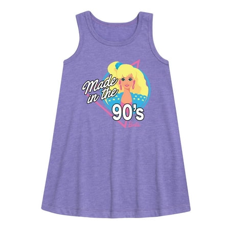 

Barbie - Made in the 90 s - Classic Barbie - Toddler and Youth Girls A-line Dress