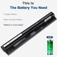 thumbnail image 1 of Batería M5Y1K 40 Wh 14.8V VillaCool para Dell Inspiron 14 15 17 5000 3000 Series 5559 5545 5558 3551 3558 i3558 3567 5755 5756 5759 5758 5759 GXVJ3 453-BBBQ WKRJ2 VN3N0 HD4J0 991XP P63F P47F, 1 of 2