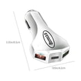 thumbnail image 3 of Car Charger One to Three USB & Type-C QC3.0 Fast Charging Adapter, Multi-Port Cigarette Lighter Power Splitter for Cars, Smartphones & Tablets, White, 3 of 6