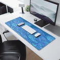 thumbnail image 2 of Purple Flower-shaped Ocean Waves&nbsp;mouse Padswaterproofno Slip&nbsp;Line Series for Office Home Work Gaminggaming Mouse PadRubber Base Mousepad with Stitched Edges 31.5x11.8inches, 2 of 7