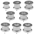 thumbnail image 2 of pitrice Aluminum Passive Synchronous Wheel Toothed Pulley 3D Printer Accessory, 2GT-20T Inner Hole 4mm, 2 of 7