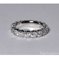 thumbnail image 2 of Women's Diamond Eternity Band Ring in Solid 950 Platinum - 3.10 Carats - AGI Certified - Finger Size 5.5, 2 of 6
