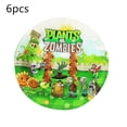 thumbnail image 5 of Globos de látex con temática de plantas zombis de dibujos animados para fiesta de cumpleaños, platos, pancartas, banderas, paquete para niños, suministros para fiestas y eventos, 5 of 5