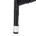 thumbnail image 6 of SAFAVIEH Edna Outdoor Patio 3 Piece Lounge Set, Black/White, 6 of 11