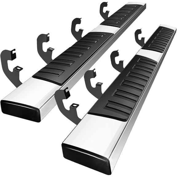 For 19-25 Chevy Silverado/Sierra 1500 Crew Cab 6" Running Board Side Step Bars
