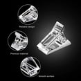 thumbnail image 5 of 10pcs Nail Tips Clips, Transparent Finger Extension Clip Plastic Nail Clips and Holder Quick Building Nail Tools for Manicure Nail Art, 5 of 5