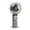 A-Gray, variant on Lightweight Transparent Fan, Battery Powered Handheld Fan, 3 Speed Quiet Pocket Ventilator, 500mAh Rechargeable Device for Makeup and Women