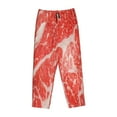 thumbnail image 4 of Kll Womens Beef Steaks Print Pajama Pants Soft Pajama Bottoms For Women Cozy Lounge Pants, 4 of 9