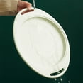 thumbnail image 6 of Oval Plastic Steak Plates with Handles, Heat Resistant and Drop Proof Serving Dish, Large Deep Dinner Plates for Pasta, BBQ, Family Meals, Parties and Restaurant Use, 6 of 6