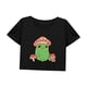 thumbnail image 3 of Top corto para mujer, ropa deportiva de recuerdo femenino de verano, ropa de disfraz, camisa con cuello redondo S, 3 of 7