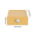 thumbnail image 3 of Cajones de sobremesa organizador de cajas de almacenamiento Estante de plástico – Portabolígrafos con varios compartimentos, organizador de papelería y material de oficina, cajón corredero, 3 of 6