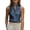 Z38 Dark Blue-Womens Sleeveless Blouse, variant on Womens Sleeveless Blouses Dressy Casual Mock Neck Top Split V Neck Summer Blouse Professional office Shell Lightweight Breathable Elegant Tunic Shirt Tops M