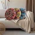 thumbnail image 4 of Coussin Rond Élastique Doux pour Sol, Coussin d'Assise, Coussinet de Méditation pour Maison, Sofa, Chaise, Soutien Confortable, 4 of 5