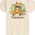 thumbnail image 3 of Pokémon - Bidoof Cafe - Men's Short Sleeve Graphic T-Shirt, 3 of 5