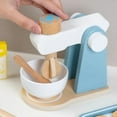thumbnail image 4 of Wooden Kitchen Pretend Play Toy Simulation Wooden Coffee Machine Toaster Machine Food Mixer Baby Early Learning Educational, 4 of 6