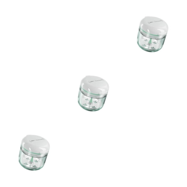 Youkk Convenient And Separation - Hassle-Free Denture Maintenance Denture Storage - And Effective And Unique Practical Green Pine White 3Set