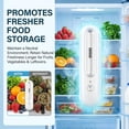 thumbnail image 6 of Odor Eliminator, Rechargeable Odor Eliminator For Fridge, Compact Cordless, No Filter Replacement, Odor Control For Kitchen, Freezer & Food Storage, Make Food Even Fresher (Gold), 6 of 7