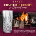thumbnail image 3 of Barski Highball Glass - Drinking Glasses - Set of 4 - Hiball Tumblers - Glass Crystal Tumbler - for Water, Juice, Beer, Mixed Cocktails, Mojito Glass, Tom Collins Bar Glassware, 12 oz, Made in Europe, 3 of 7