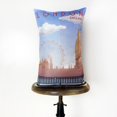 thumbnail image 1 of London Art | Adventure Time | 12x18 | Pillow Cover | Wander lust | Throw Pillow | Travel Decor | Travel Gifts | Gift for Friend | England, 1 of 4