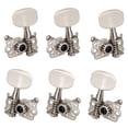 thumbnail image 1 of Mosiee Guitar Tuning Pegs Anti-Rust For Acoustic Guitar For Folk Parts Set Silver, 1 of 9