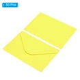 thumbnail image 3 of Uxcell Mini Envelopes Gift Cards Business Cards Envelope for Weddings, Light Yellow 50 Pack, 3 of 6