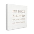 thumbnail image 3 of Stupell Industries No Dogs Allowed Pet Humor Graphic Art Gallery Wrapped Canvas Print Wall Art, Design by Daphne Polselli, 3 of 7