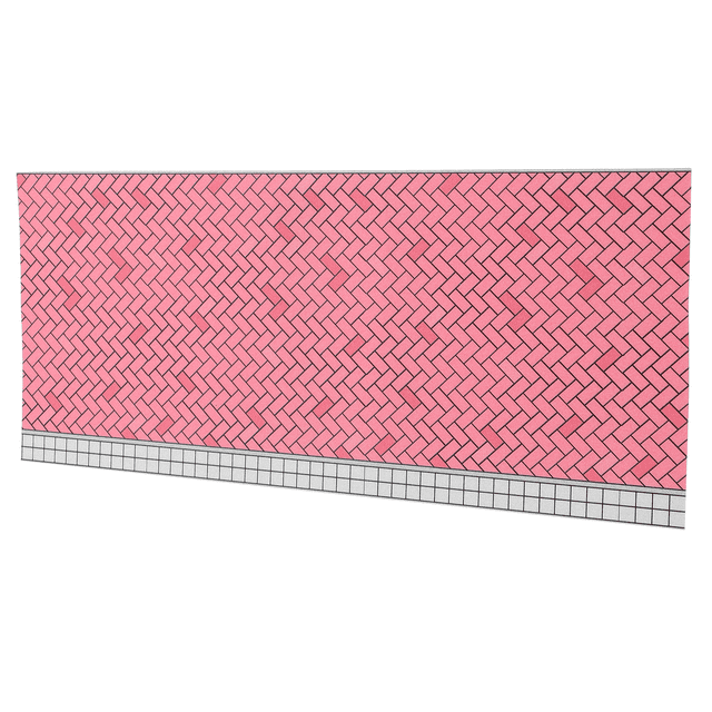 OUNONA Tiny Floor Model Kitchen Floor Tile ABS Simulation Flooring for Model Building Material 1Pack