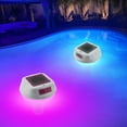 thumbnail image 3 of Termómetro de Piscina Con Energía Solar Con iluminación Ambiental RGB, Sensor de Temperatura de la Piscina, Luz Flotante RGB, Monitor de Humedad de Temperatura Interior,, 3 of 7